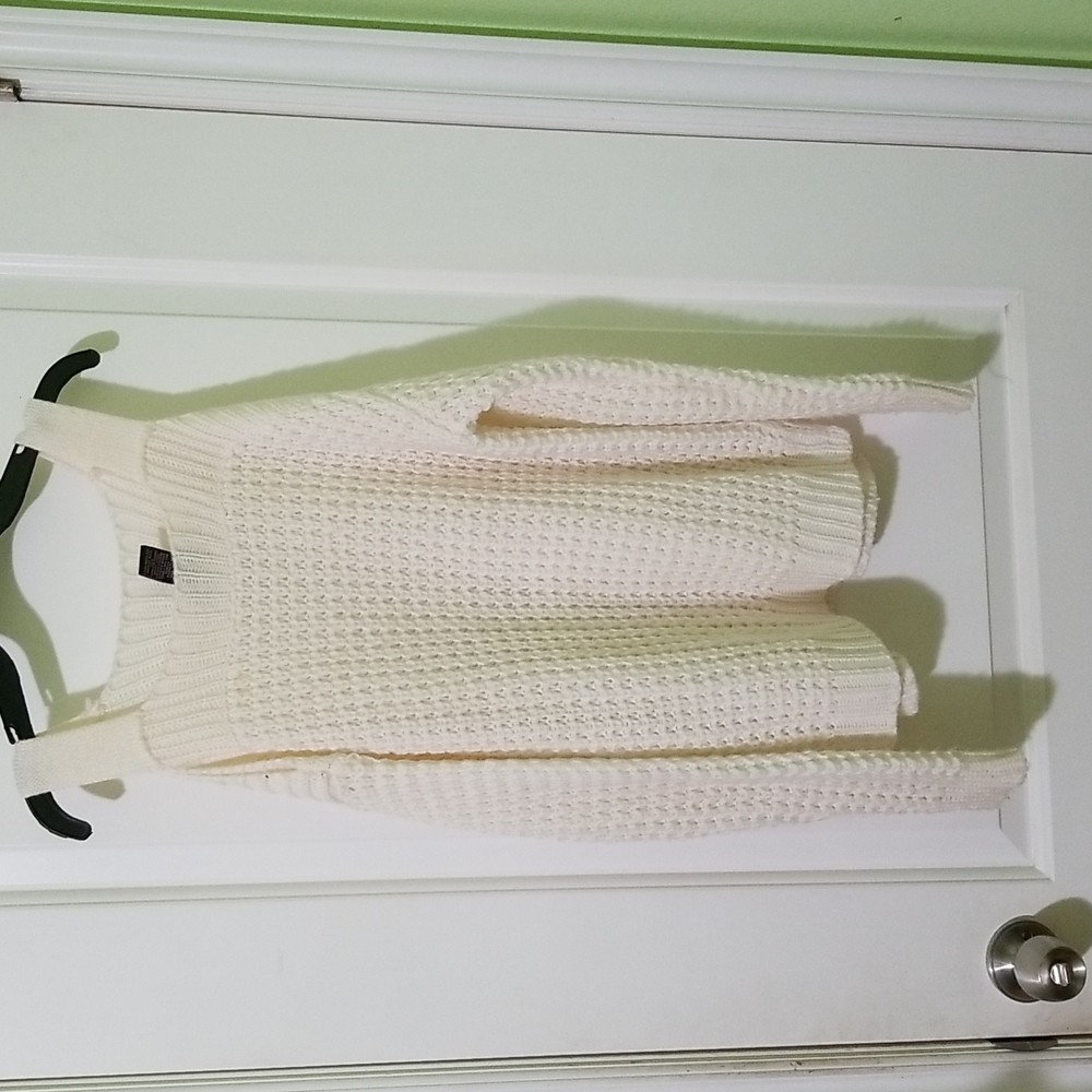 Open shoulder sweater in size XS